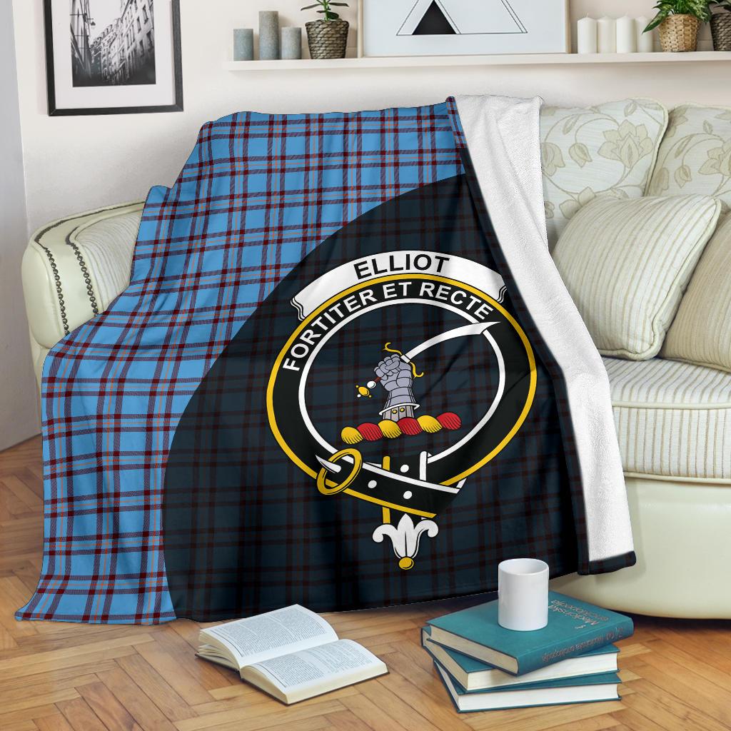 Elliot Ancient Tartan Crest Blanket - 3 Sizes