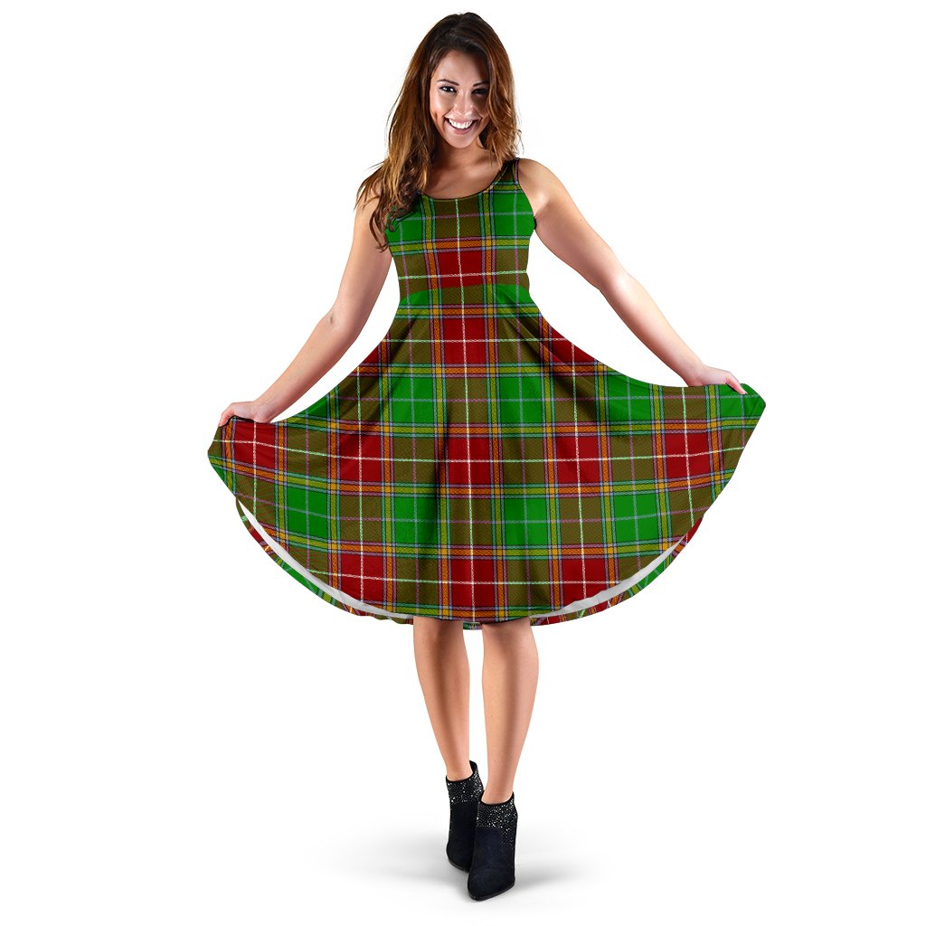 Baxter Modern Tartan Midi Dress