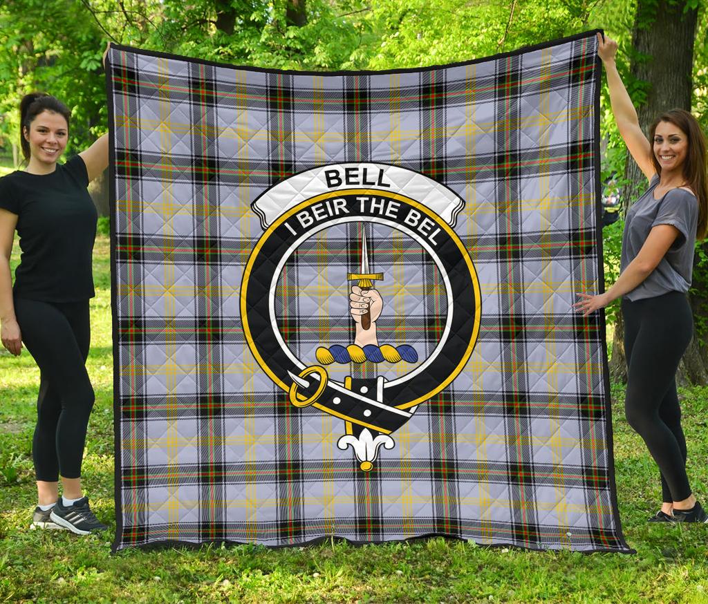 Bell of the Borders Tartan Crest Quilt