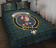 Cockburn Ancient Tartan Crest Quilt Bed Set