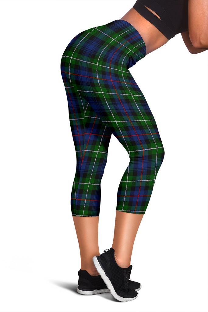 Mackenzie Family Modern Tartan Capris Leggings