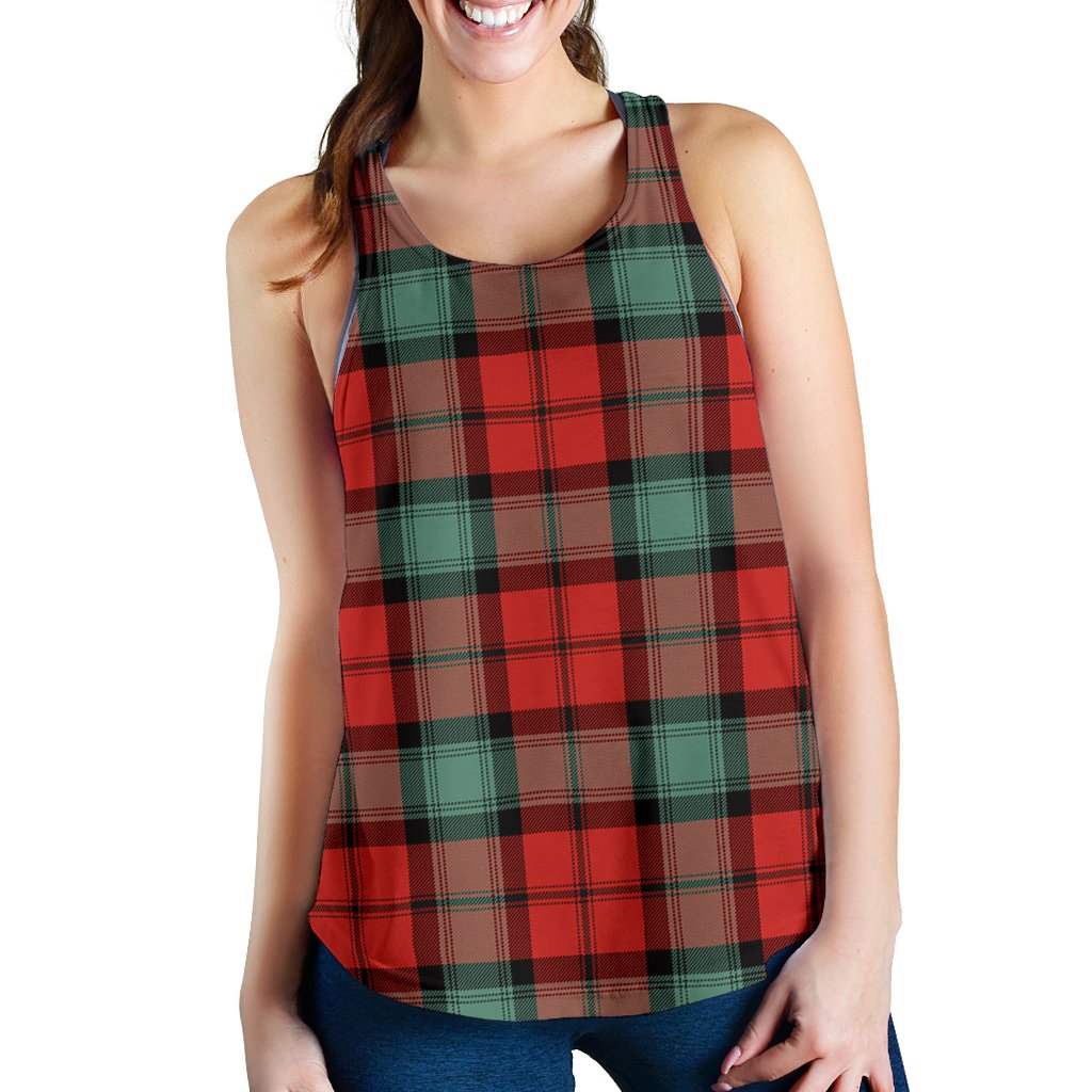 Kerr Ancient Tartan Women Racerback Tank Top