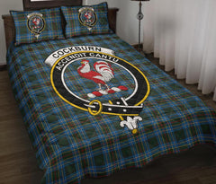 Cockburn Modern Tartan Crest Quilt Bed Set