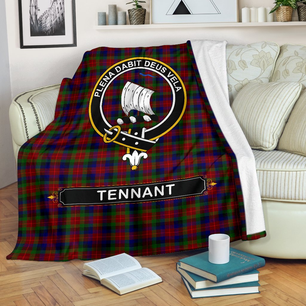 Tennant Family Tartan Crest Blankets