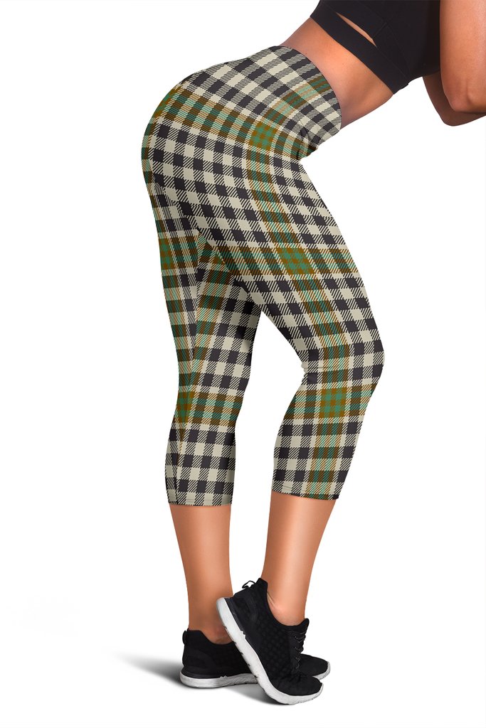 Burns Check Tartan Capris Leggings