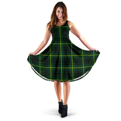 MacArthur Modern Tartan Midi Dress