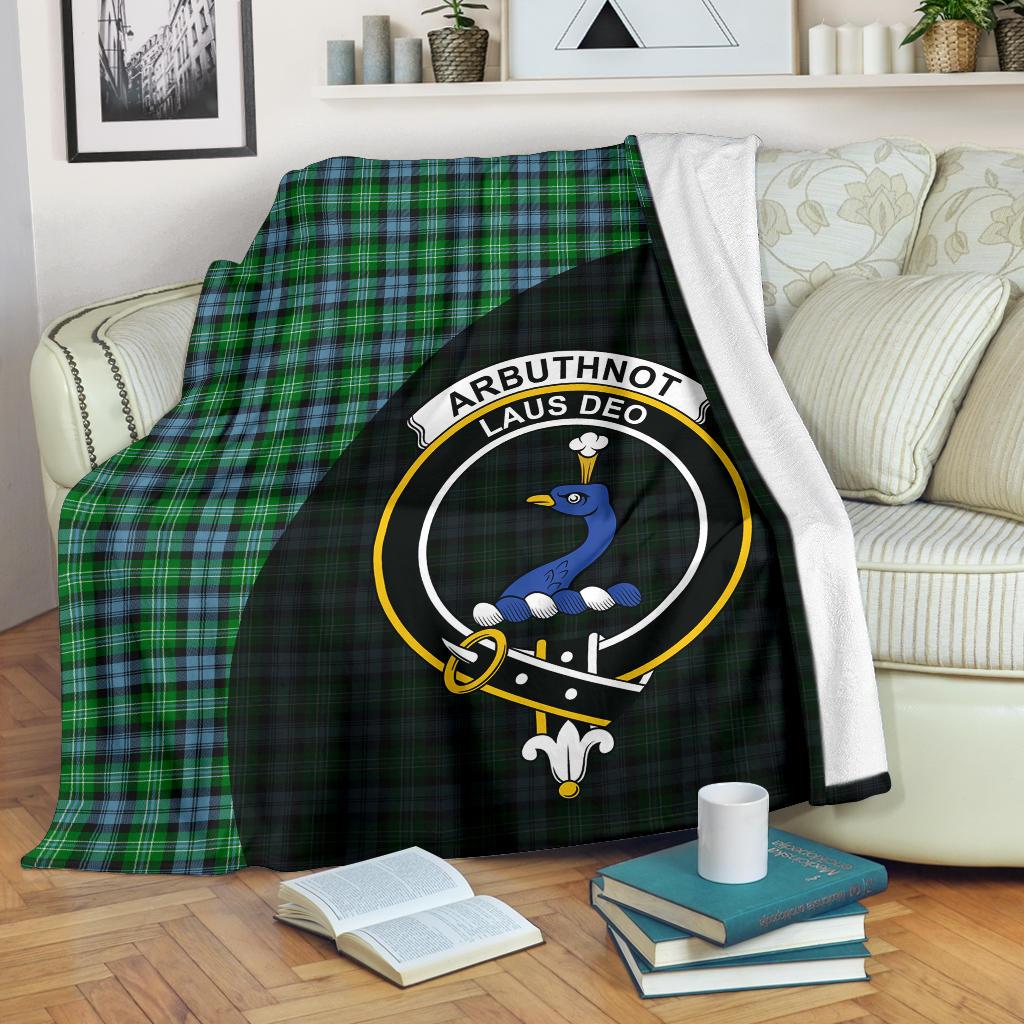 Arbuthnot Ancient Tartan Crest Blanket - 3 Sizes