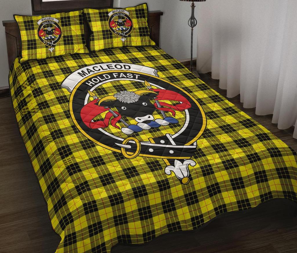 MacLeod of Lewis Modern Tartan crest Quilt Bed Set