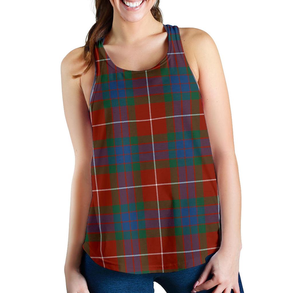 Fraser Ancient Tartan Women Racerback Tank Top