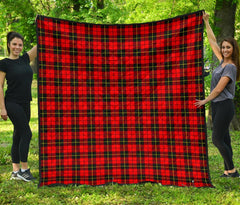 Wallace Hunting - Red Tartan Quilt