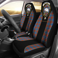 Bethune Tartan Crest Car seat cover