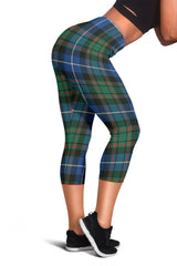 MacRae Hunting Ancient Tartan Capris Leggings