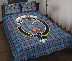 Elliot Ancient Tartan Crest Quilt Bed Set