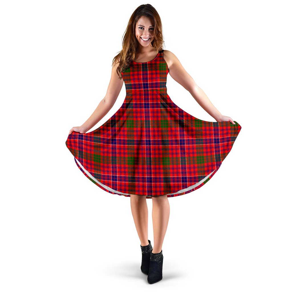 MacRae Modern Tartan Midi Dress