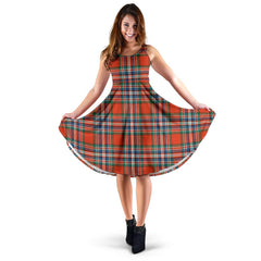 MacFarlane Ancient Tartan Midi Dress