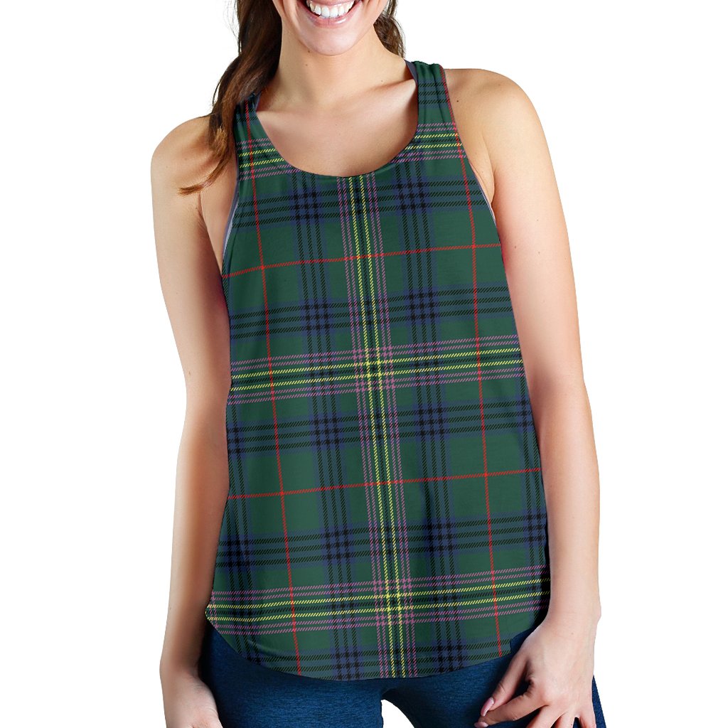 Kennedy Modern Tartan Women Racerback Tank Top