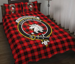 Cunningham Modern Tartan Crest Quilt Bed Set