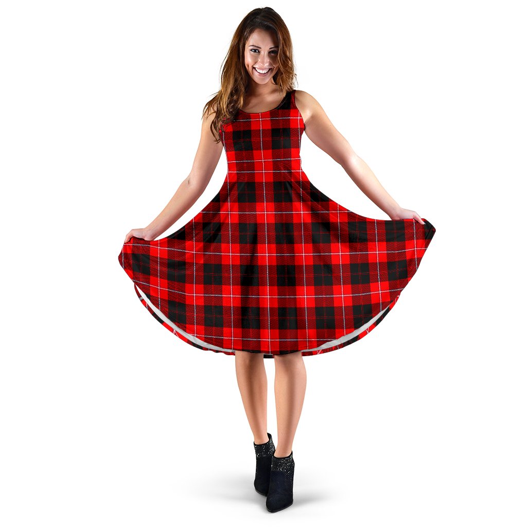 Cunningham Modern Tartan Midi Dress