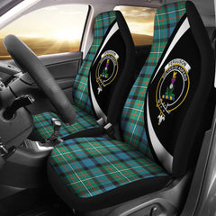 Ferguson Ancient Tartan Crest Circle Style Car Seat Cover