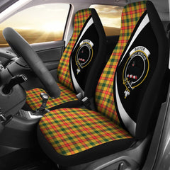 Baxter Tartan Crest Circle Style Car Seat Cover