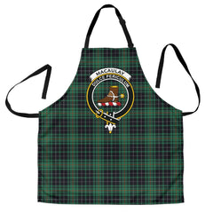 MacAulay Hunting Ancient Tartan Crest Apron