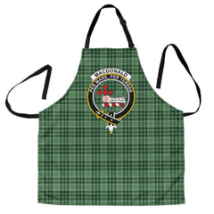 MacDonald Lord of the Isles Hunting Tartan Crest Apron