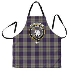 Cunningham Dress Blue Dancers Tartan Crest Apron