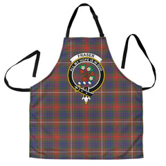 Fraser Hunting Modern Tartan Crest Apron