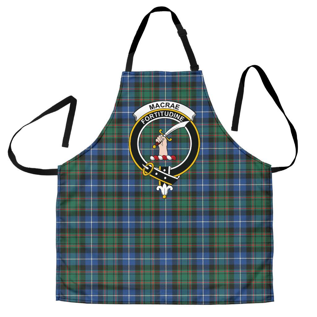 MacRae Hunting Ancient Tartan Crest Apron