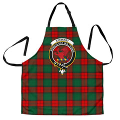 Stewart Atholl Modern Tartan Crest Apron