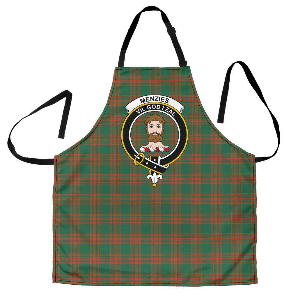 Menzies Green Ancient Tartan Crest Apron