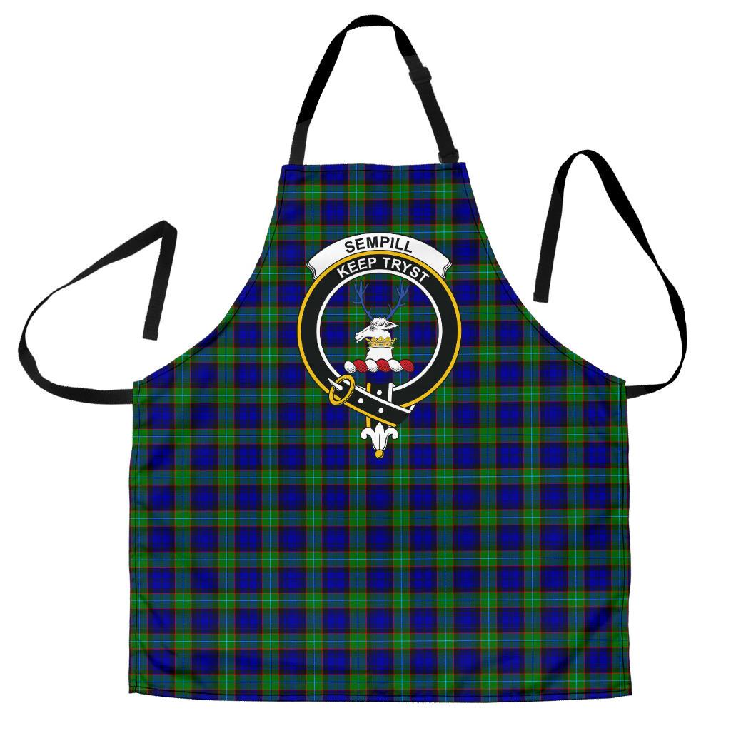 Sempill Modern Tartan Crest Apron