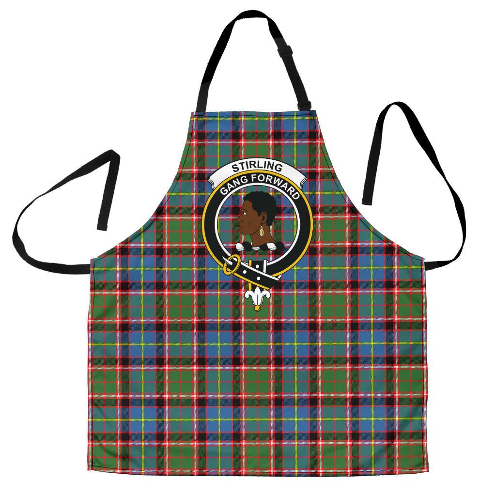 Stirling & Bannockburn District Tartan Crest Apron