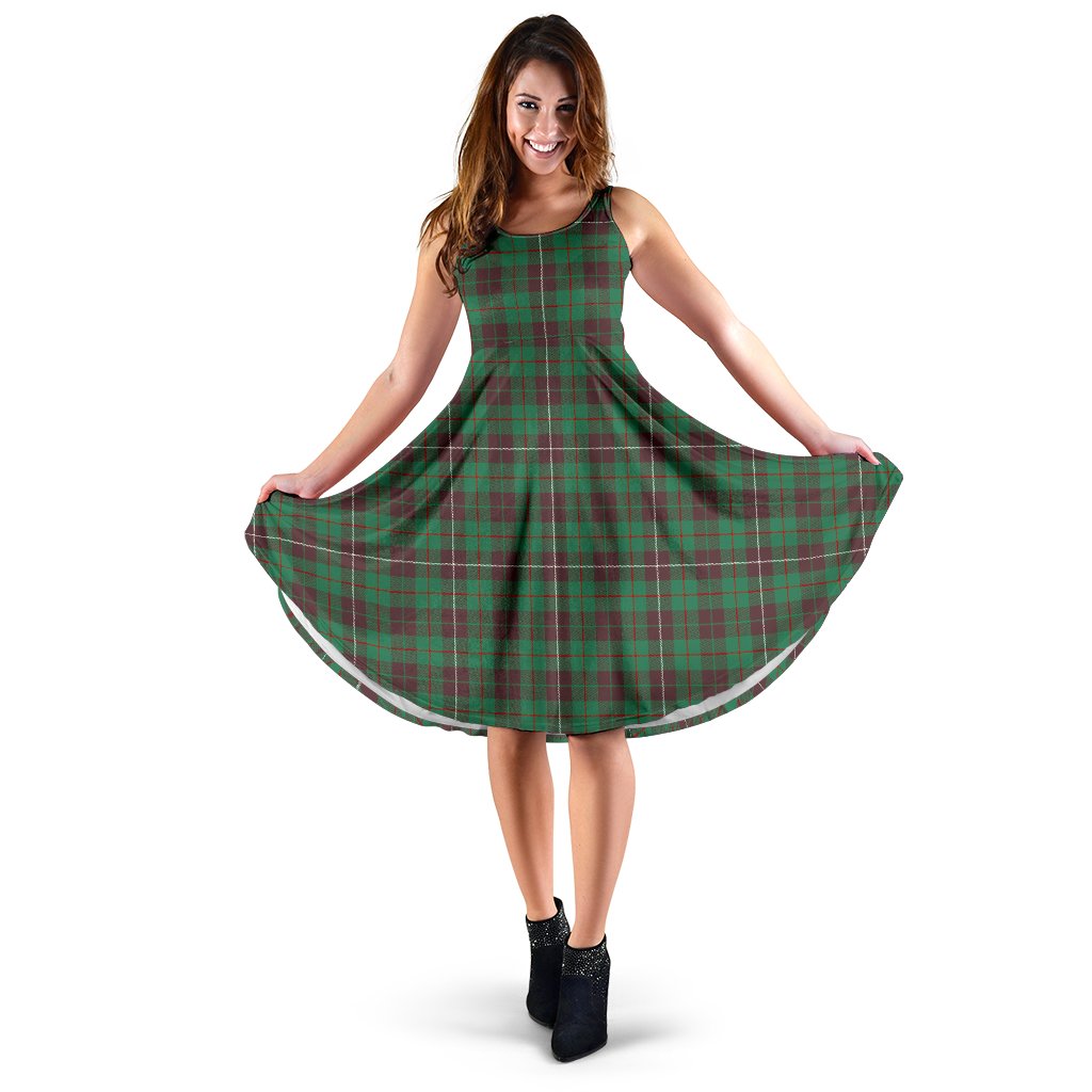 MacKinnon Hunting Ancient Family Tartan Midi Dress