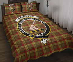 MacMillan Old Weathered Tartan Crest Quilt Bed Set