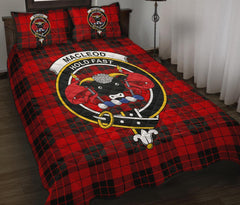 MacLeod of Raasay Tartan Crest Quilt Bed Set