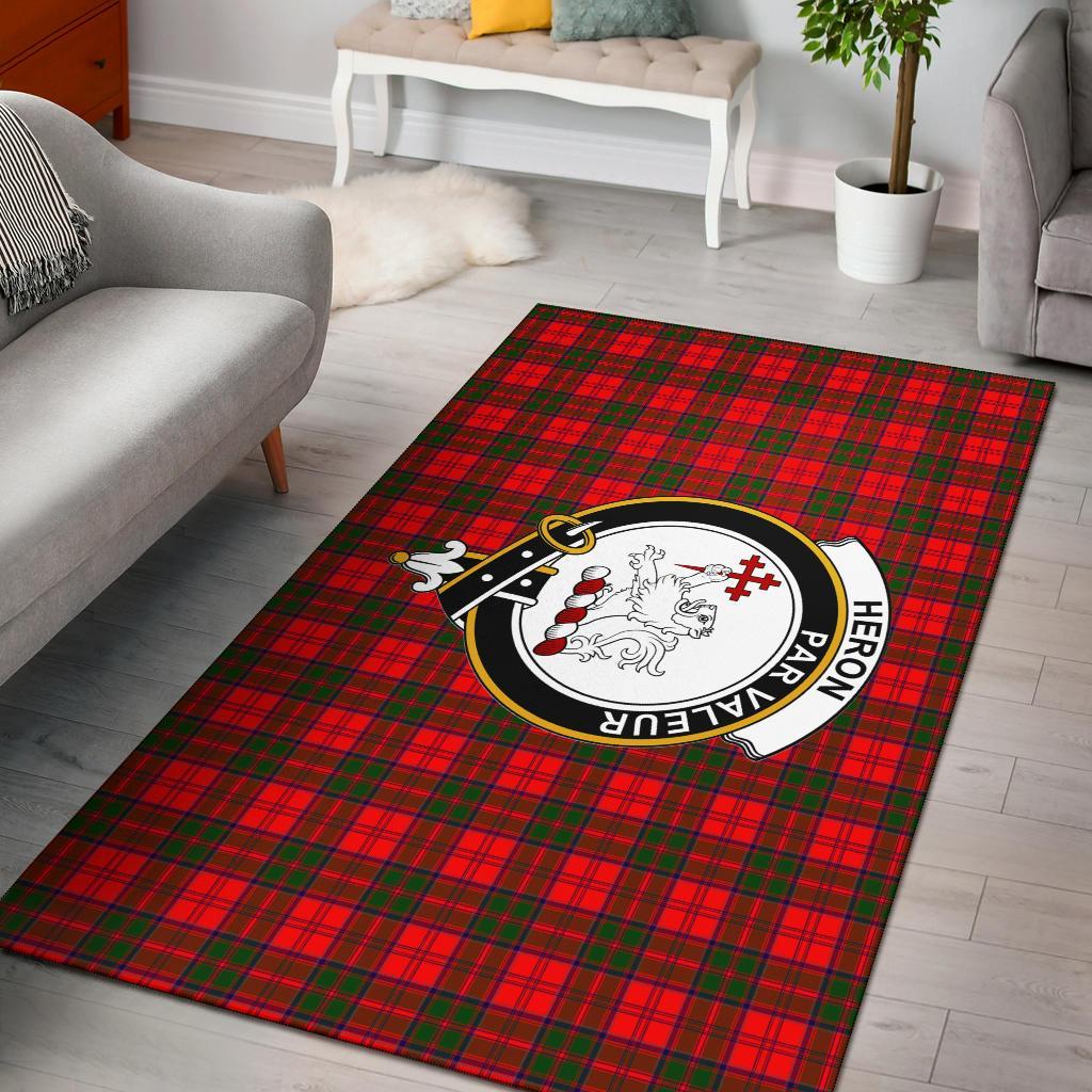 Heron Tartan Crest Area Rug