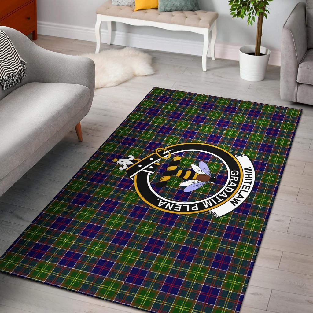 Whitelaw Tartan Crest Round Rug