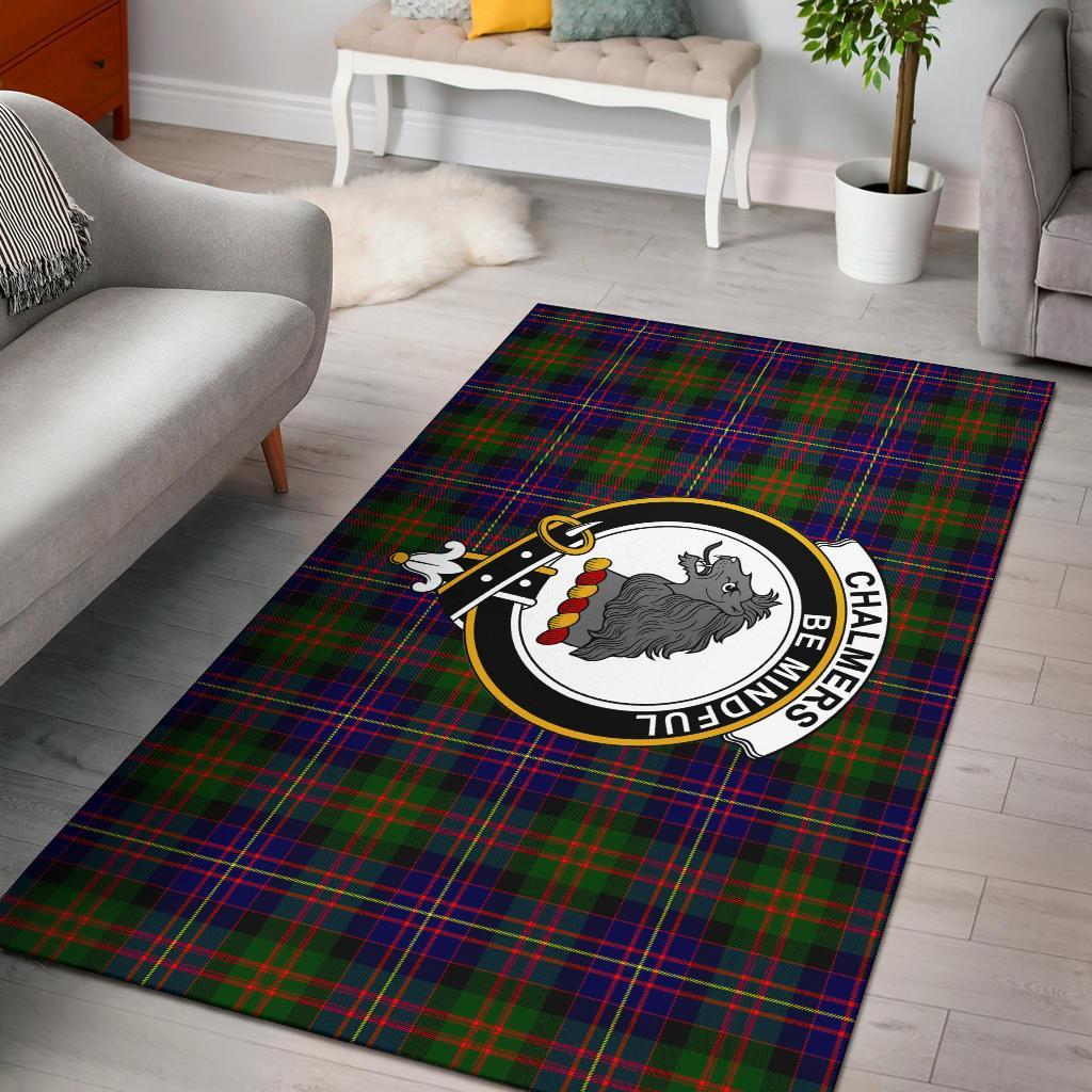 Chalmers Tartan Crest Area Rug