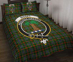 Bisset Tartan Crest Quilt Bed Set