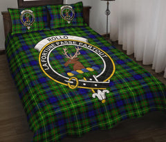 Rollo Modern Tartan Crest Quilt Bed Set