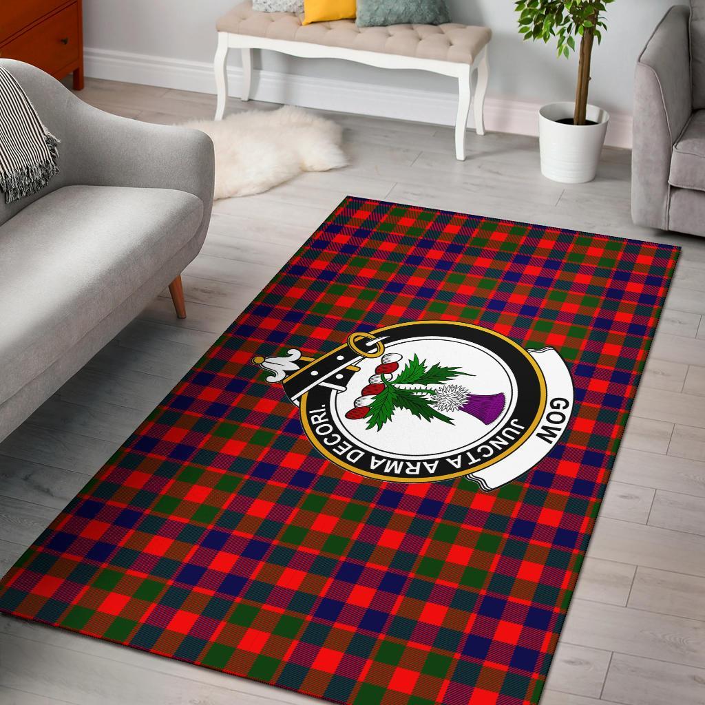 Gow (Of Skeoch) Tartan Crest Area Rug