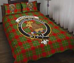 MacGregor Modern Tartan Crest Quilt Bed Set