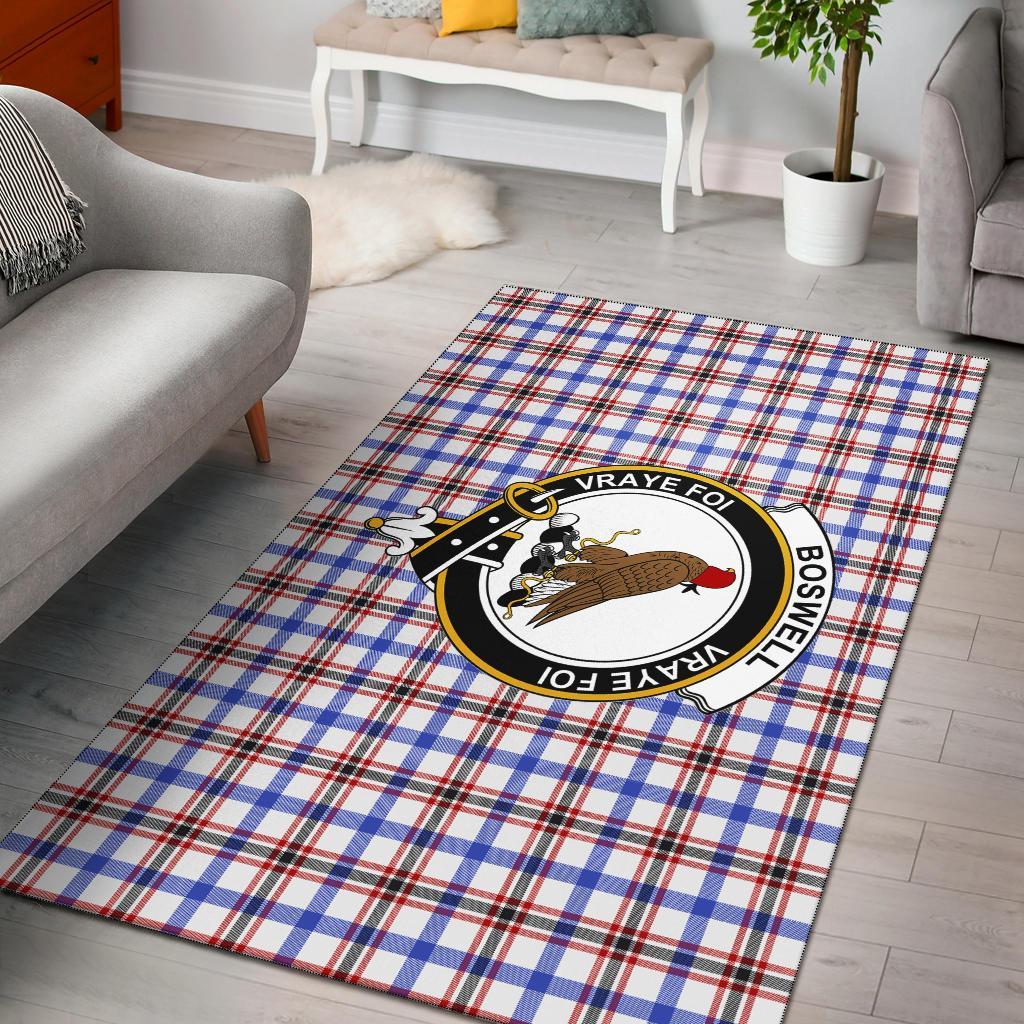 Boswell Tartan Crest Area Rug