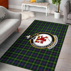 Farquharson Tartan Crest Area Rug