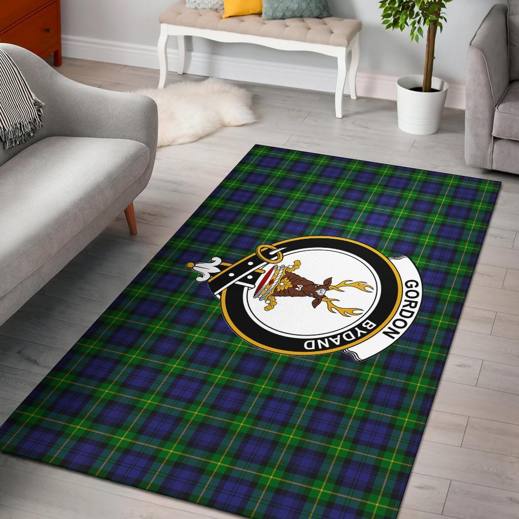 Gordon Tartan Crest Area Rug