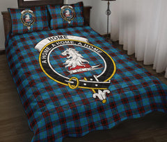 Home Ancient Tartan Crest Quilt Bed Set