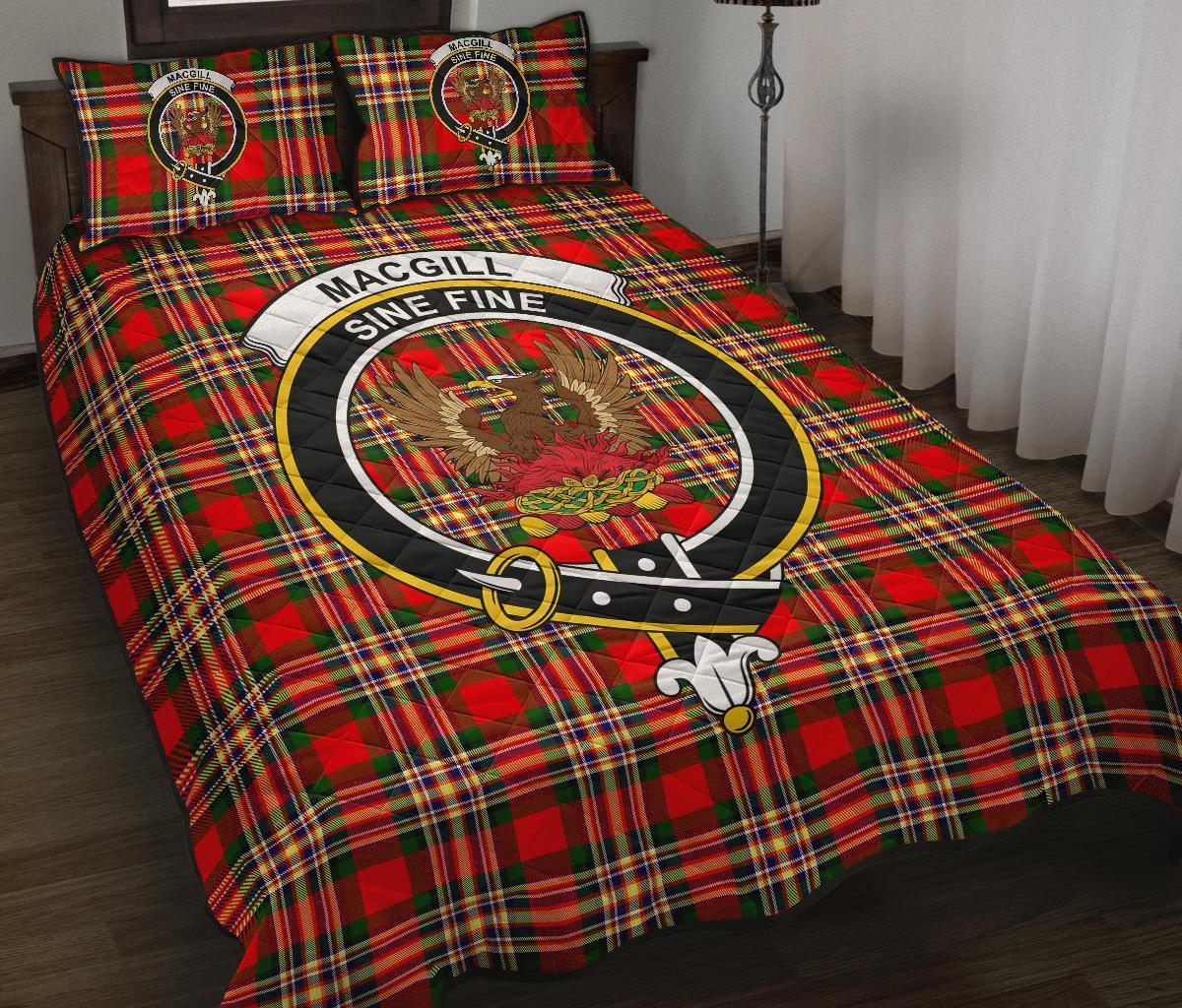 MacGill Modern Tartan Crest Quilt Bed Set