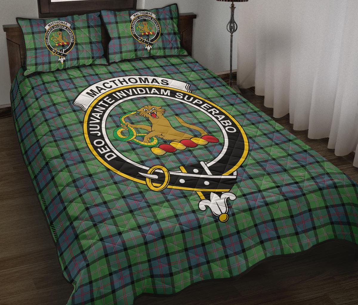 MacThomas Ancient Tartan Crest Quilt Bed Set