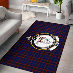 Home (Or Hume) Tartan Crest Area Rug